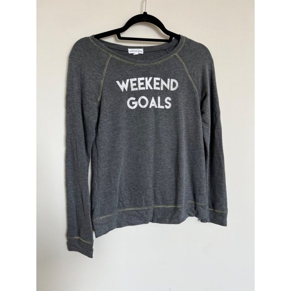 Ten Sixty Sherman Girls  Grey Long Sleeve Logo Top - XL - Picture 3 of 5